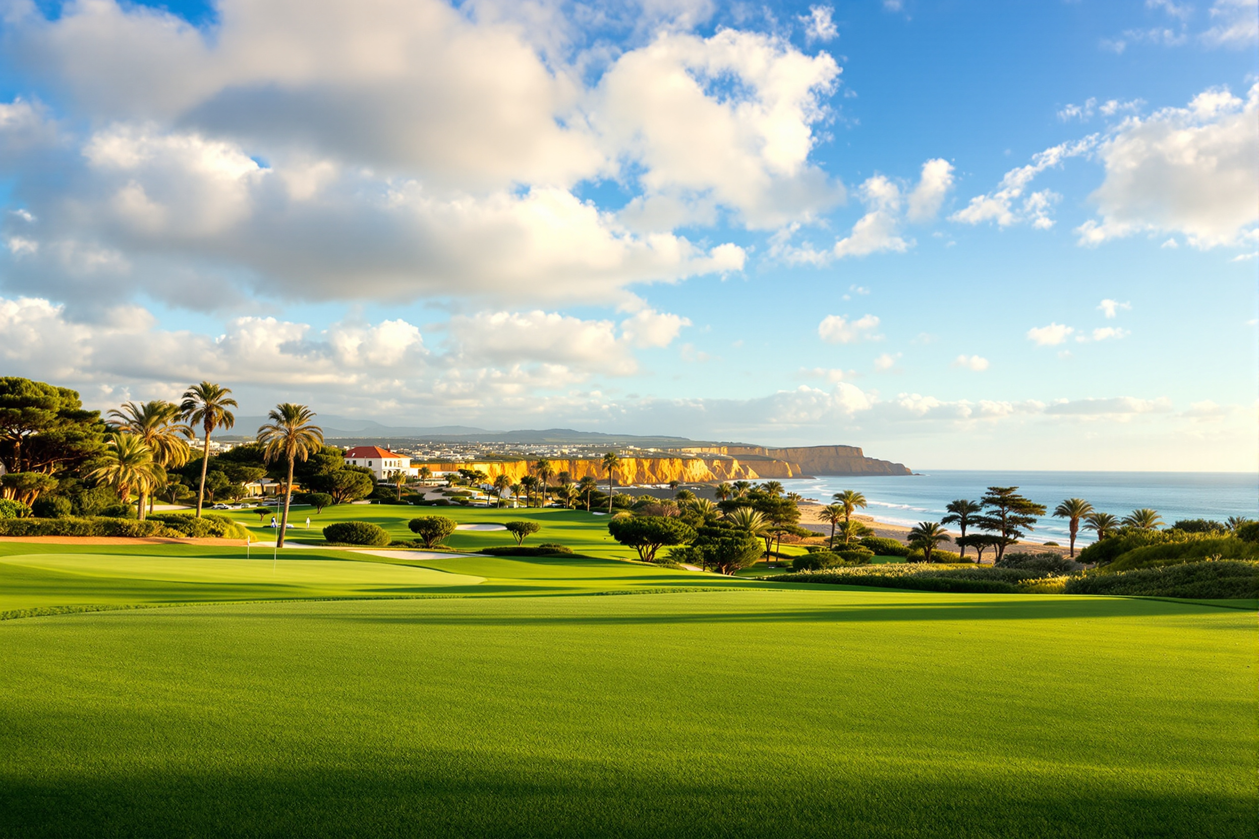Parcours de golf premium avec vue océan en Algarve