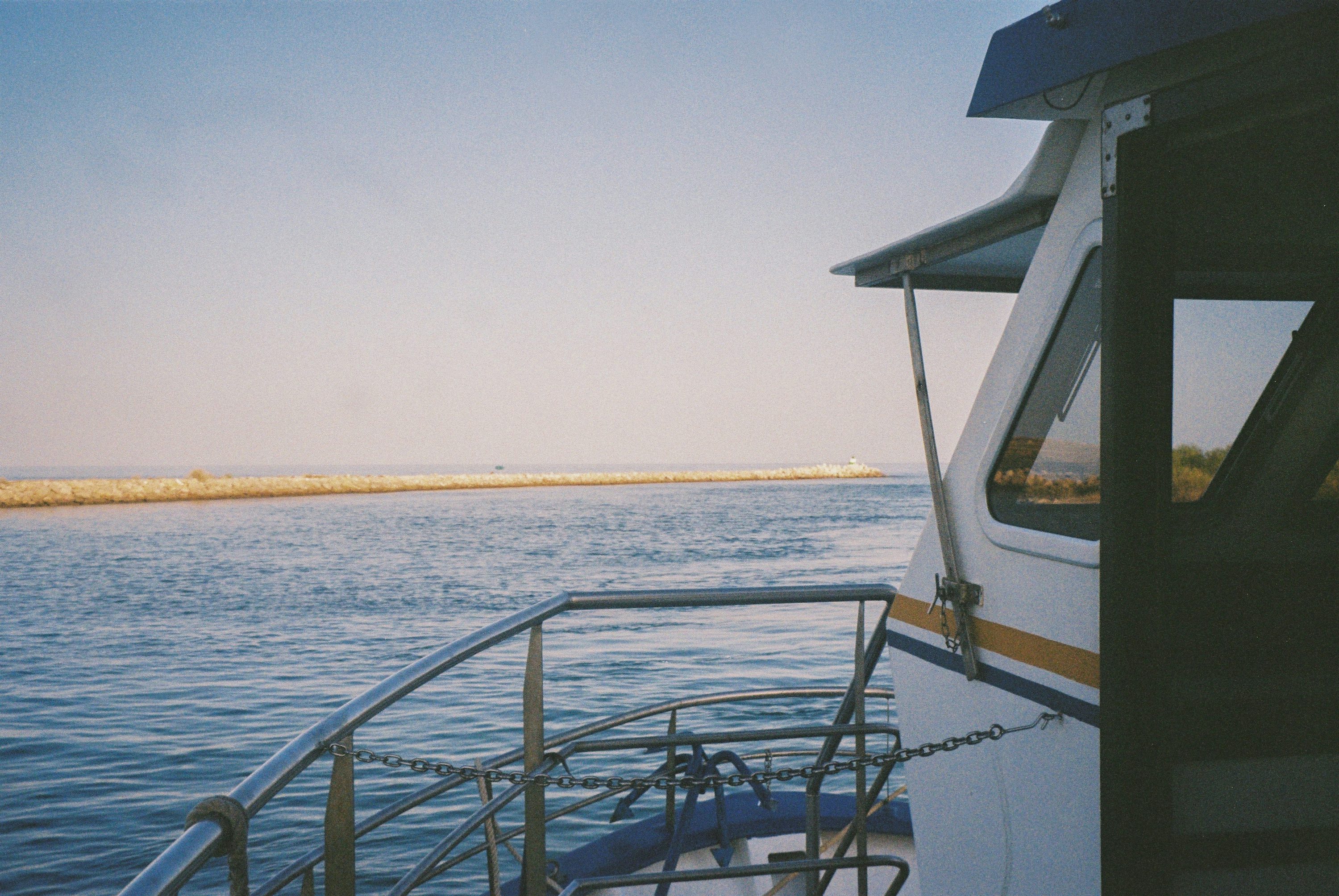 Scenic view of Ria Formosa natural park showing islands, water and surrounding landscape