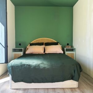 Sage Green suite located on the Terrasse of Casa Fuseta