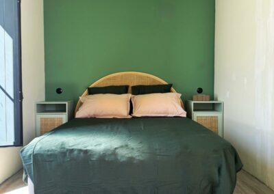 Sage Green suite located on the Terrasse of Casa Fuseta