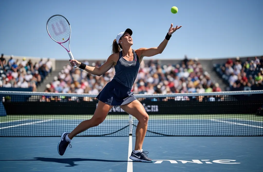 Professional tennis match at The Campus Open Quinta do Lago
