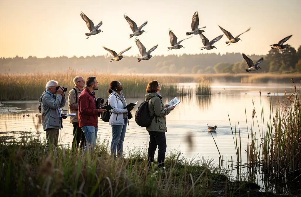 Cours d'ornithologie pratique en zone humide