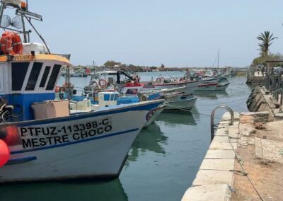 Fishing boat in Fuseta