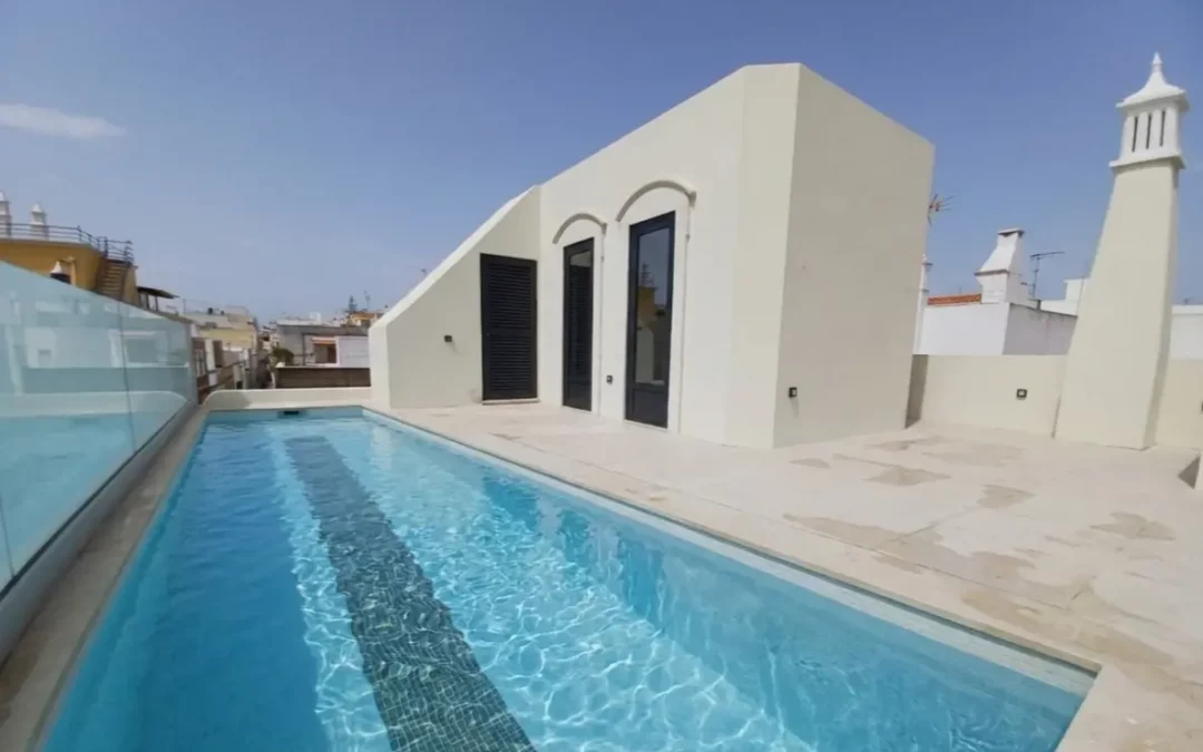 Rooftop pool villas in Algarve with private pool